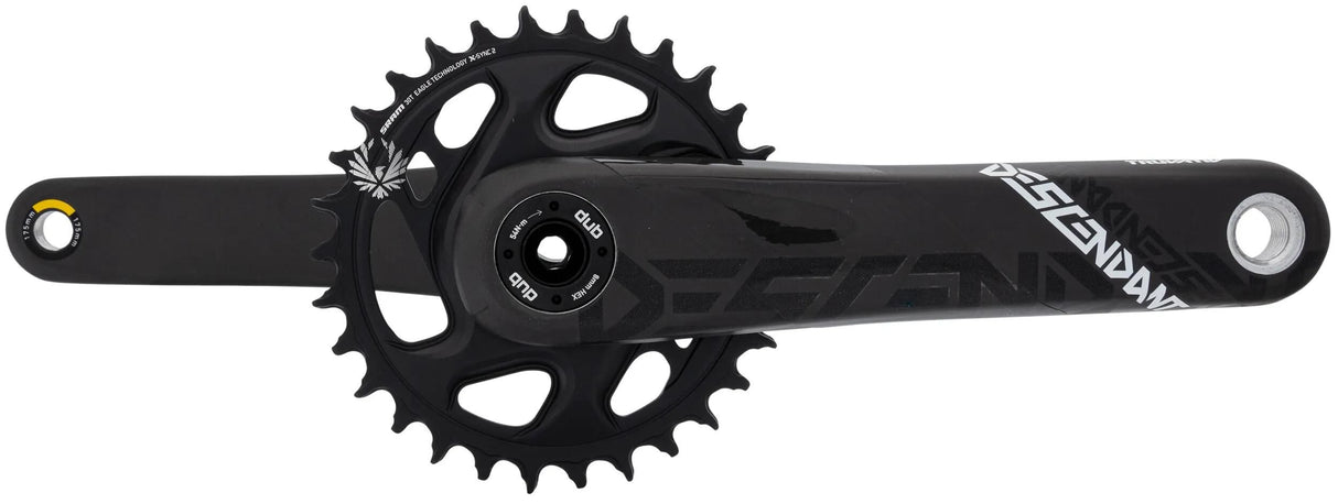 Truvativ kranksæt descendant carbon eagle kranksæt ned. carbon eagle 30t 175mm