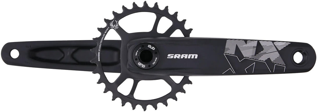 Sram kranksæt nx eagle krg nx eagle dub 30 z. 170 mm 4 fat bike