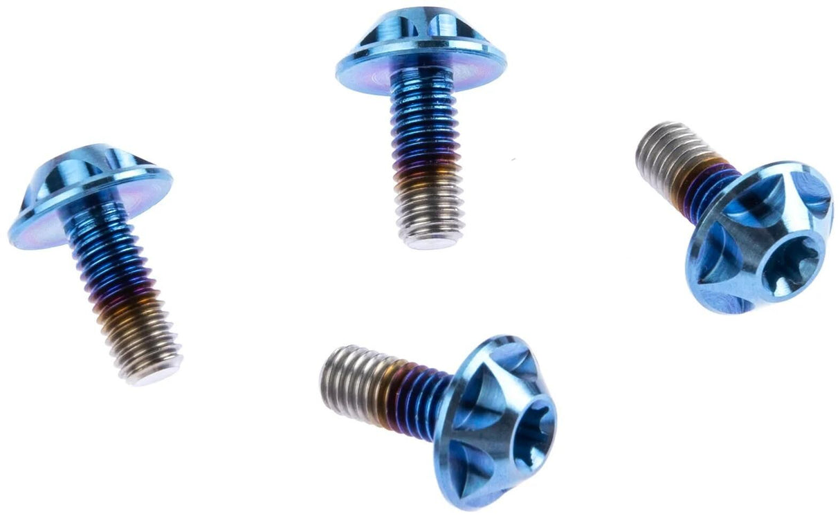 Silca bolt skrue aqua ano 4 stk.