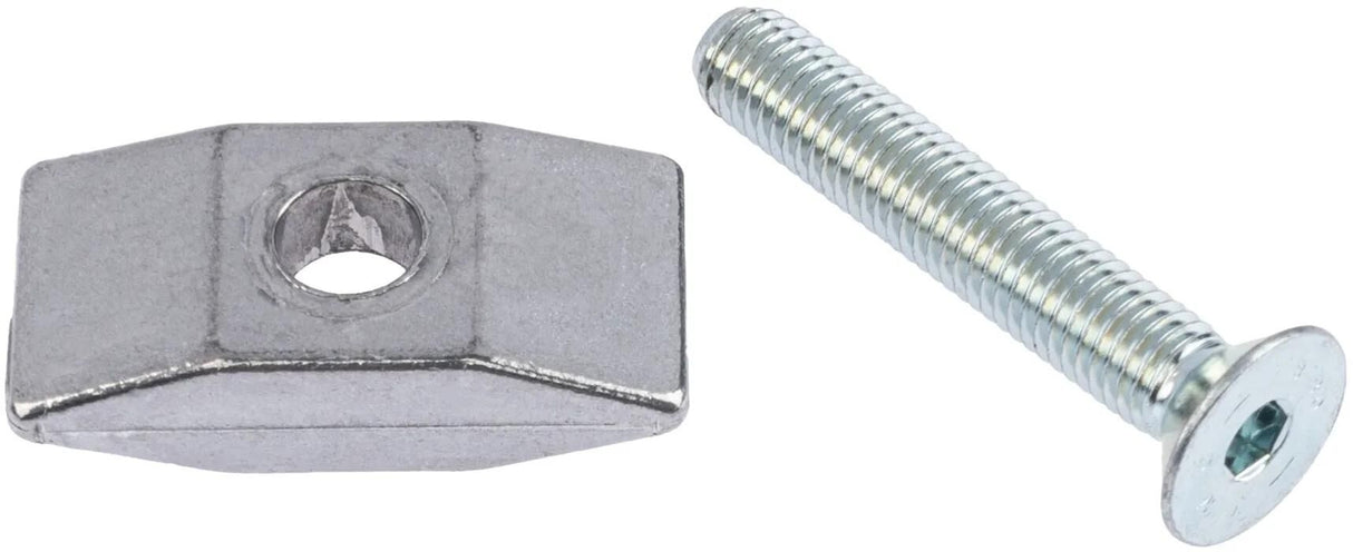 Pletscher standardplade f15 3 klapklap m10 x 50mm
