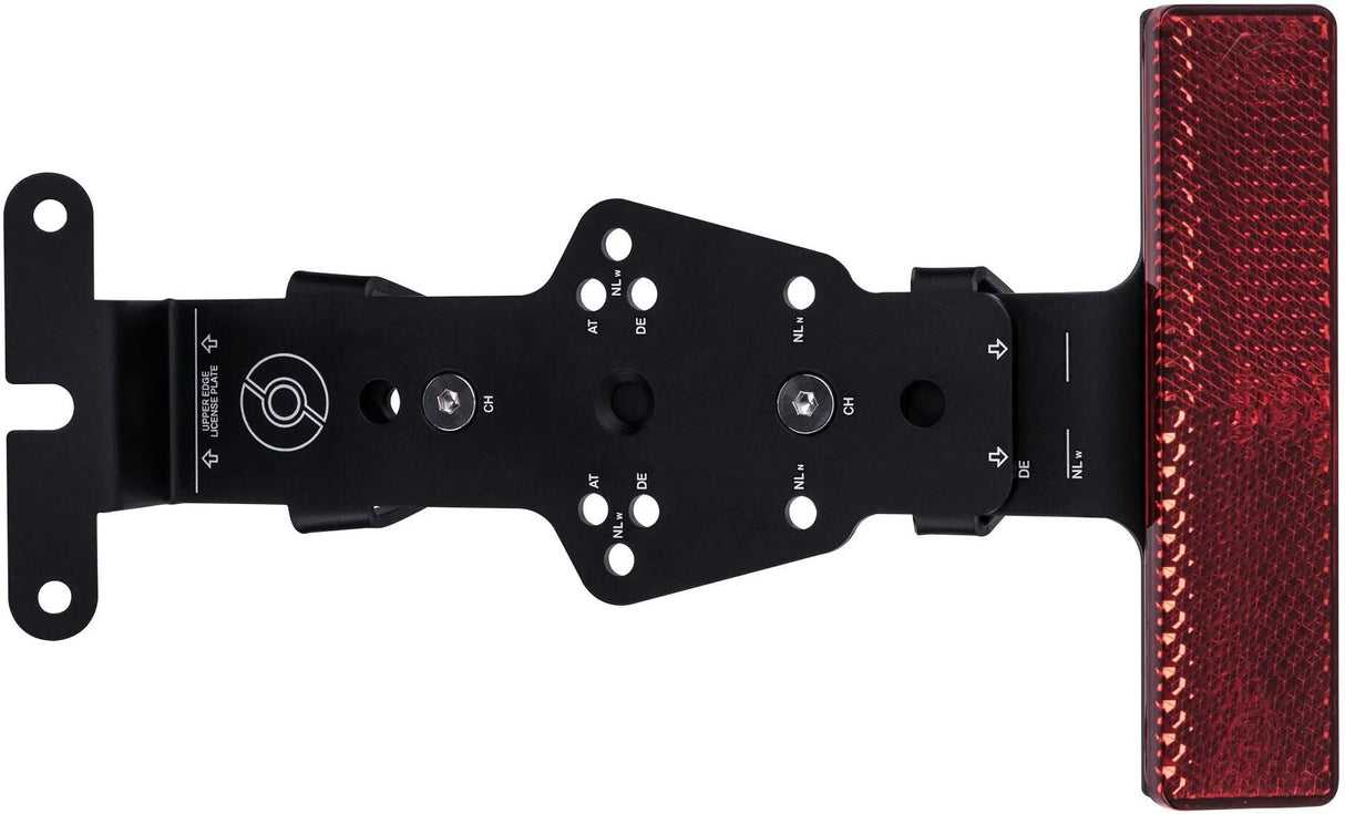 Supernova nummerpladeholder l1e lic.pladebeslag spernova l1e mat sort
