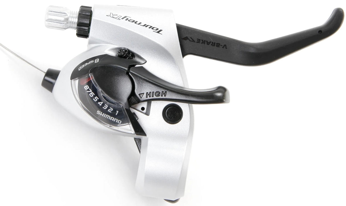 Shimano gear-bremsegreb tourney tx st-tx 800 shim.shift br.lever tour. tx800 8sp 2f sil.