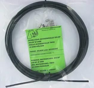 Slurf derailleur ydre kabel sis-sp5 derail.cab.outer cas. sis-sp5 m. endehætter
