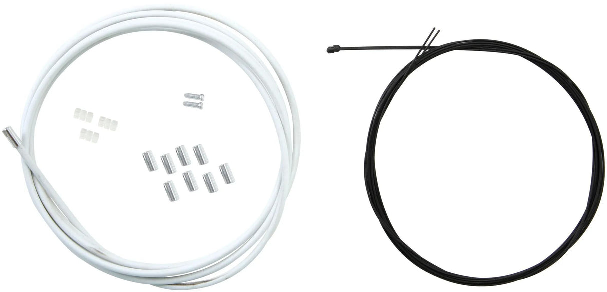 Contec gearkabelsæt shift++ ct shift++ sæt stål ptfe 1,1mmx2275 mm hvid
