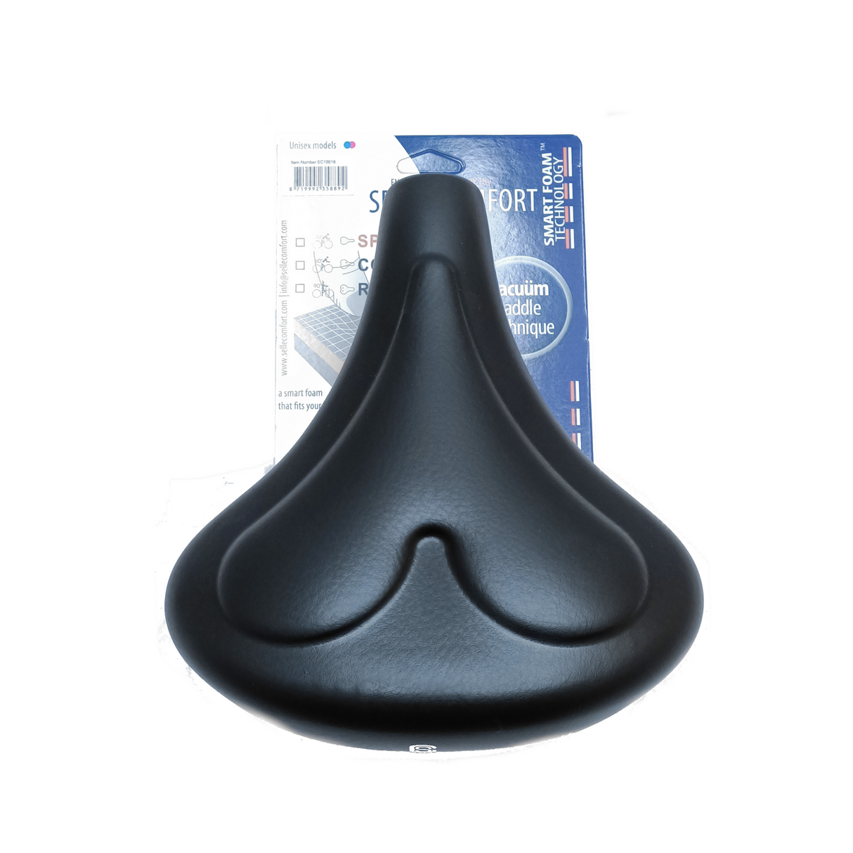 Selle komfort sadel 261 hjerte smart skum sort