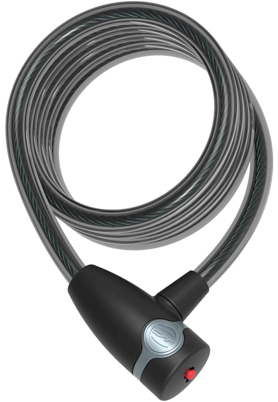 Contec spiralkabellås ecoloc ct oprullet førerhus.lås ecoloc 12mm x 185cm sort