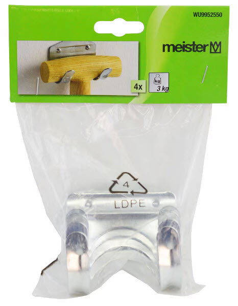 Meister produkter værktøjsholder metal 4 stk