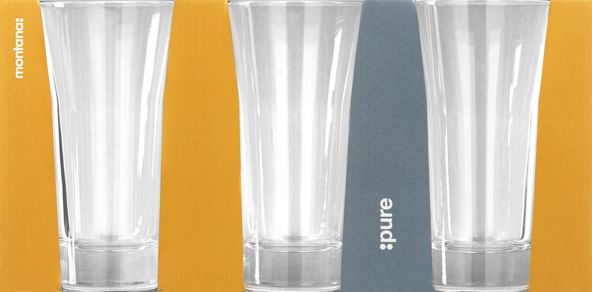 Montana pure drikkeglas sæt af 3 290ml