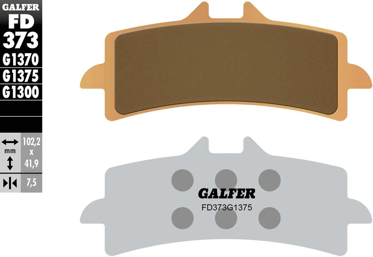Galfer bremseklodser fd373 sintrede bremseklodser fd373 g1375