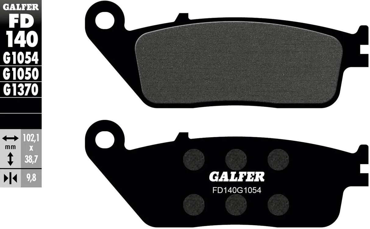 Galfer bremseklodser fd140 bremseklodser fd140 g1054 økologiske