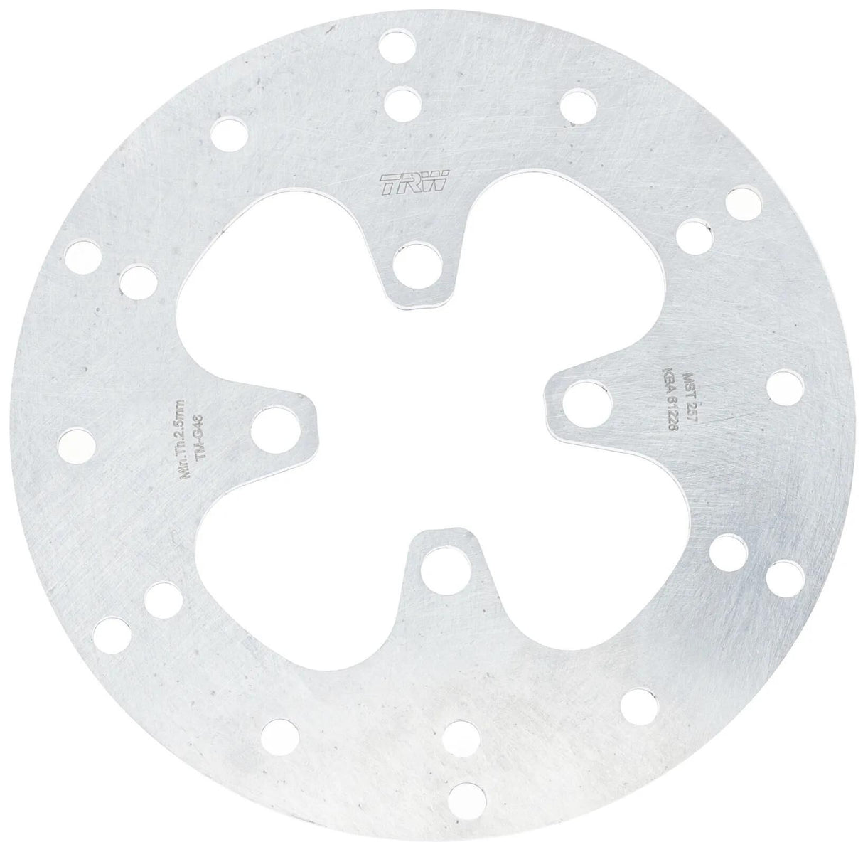 TRW bremseskive MST257 rotor MST257 stiv