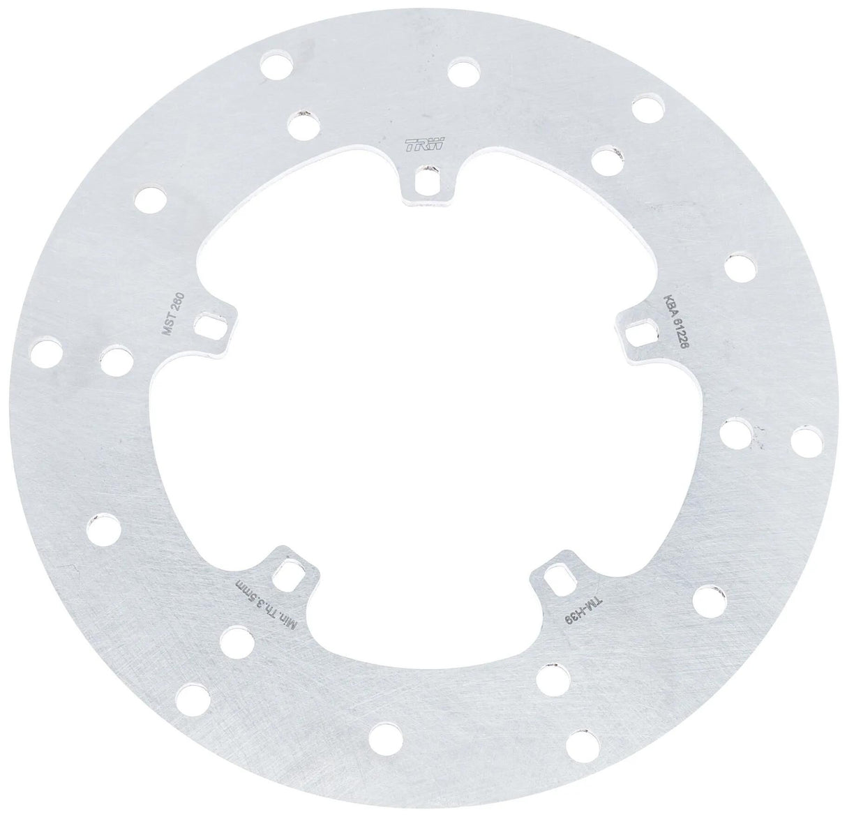 TRW bremseskive MST260 rotor MST260 stiv