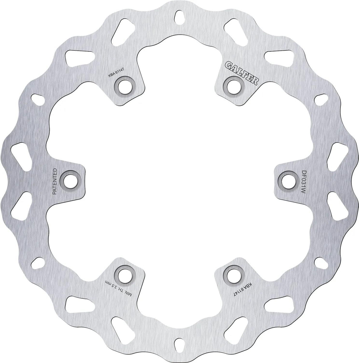 Galfer bremseskive df031 rotor bremserotorer starr