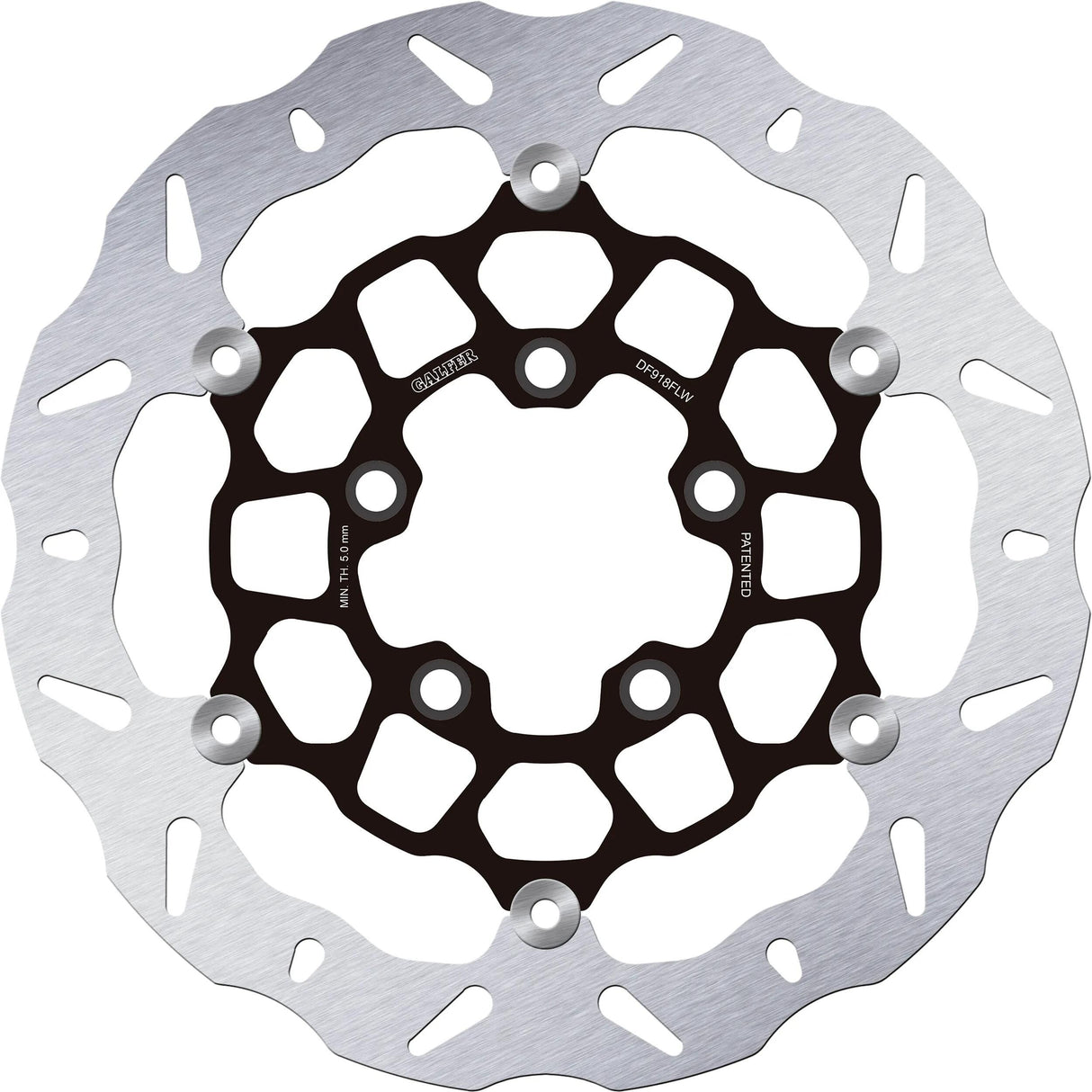 Galfer bremseskive df918 rotor df918 flw flydende stålring