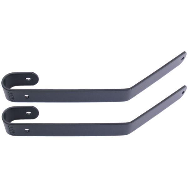 Steco Steering Bear Set Comfort Extra Long - Matt Black