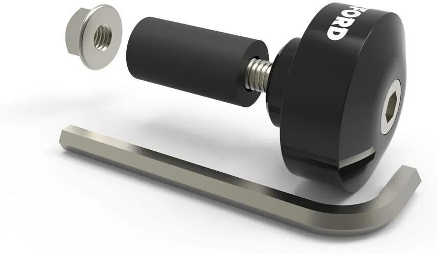 Oxford styrende barends 1 styrprop 1 sort 22 mm styr