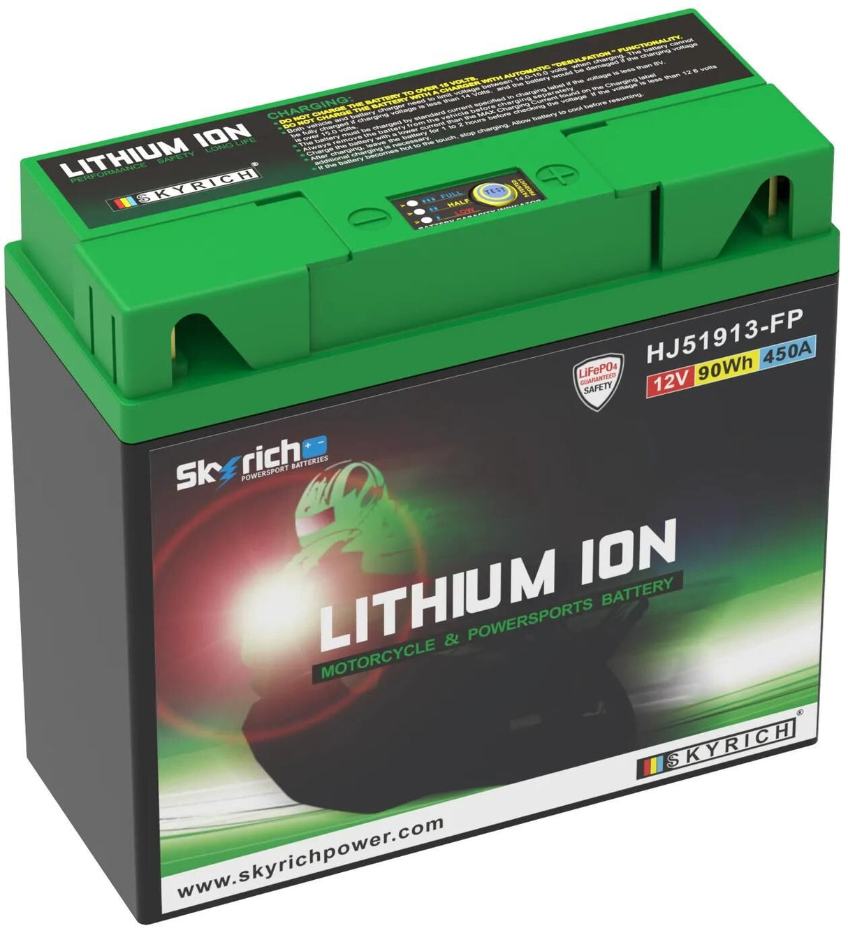 Skyrich lifepo4 batteri hj51913-fp batteri hj51913-fp-i lithium