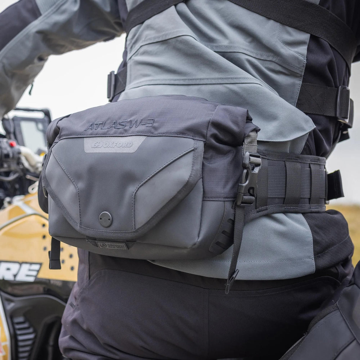 Oxford bauchtasche atlas w-3 atlas w-3 fanny pack grå sort
