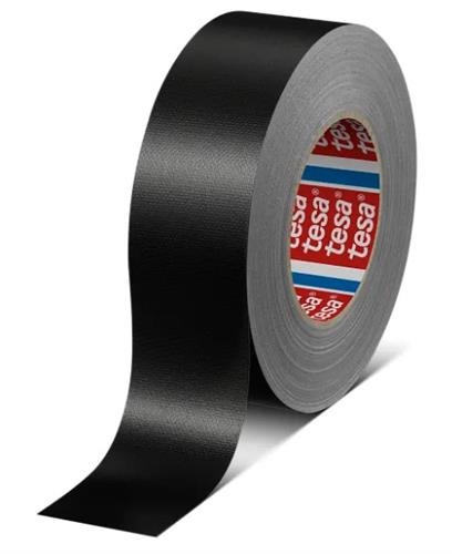 Tesa gaffatape sort 50mm 50mtr