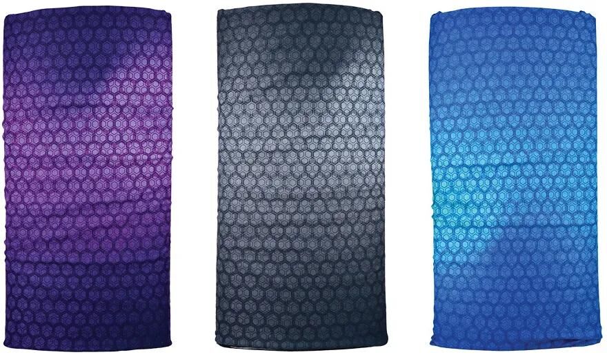 Oxford multifunktionelt stykke komfortabelt halstørklæde behagelig prismatisk 3-pak