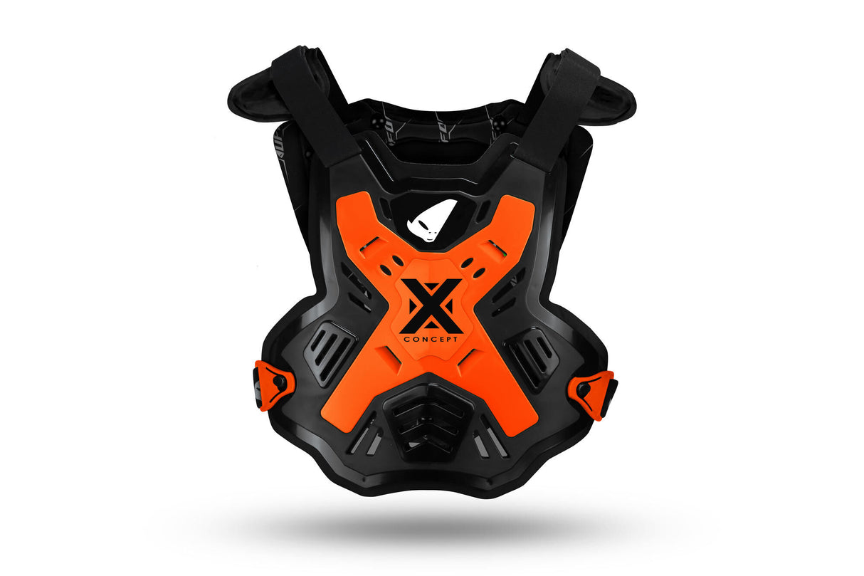 Ufo pees brystbeskyttelse x-concept. brystbeskytter ufo x-concept sort orange