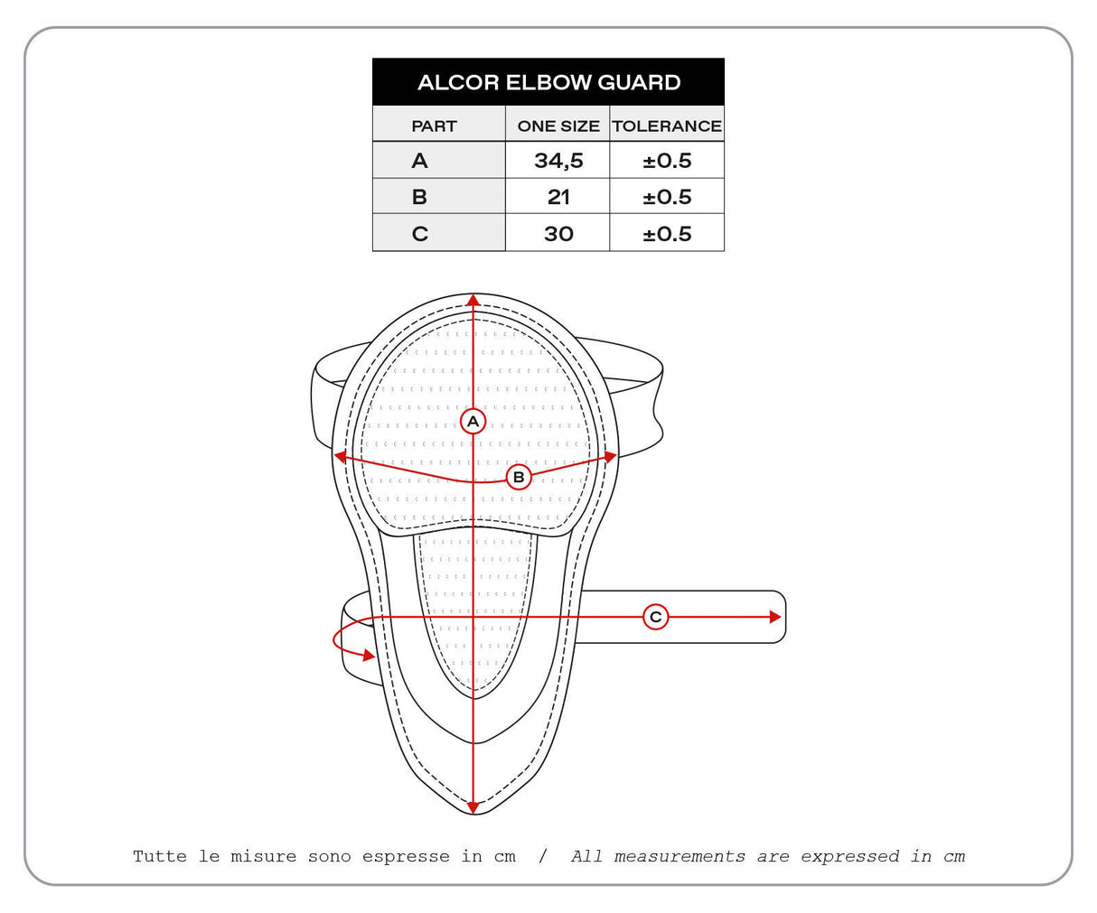 Ufo tisse albue beskyttelse alcor. albuebeskytter ufo alcor sort