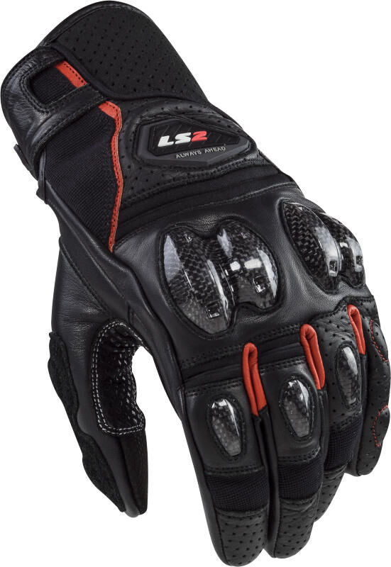 Ls2 handsker spark ii . handske gnist 2 læder mand sw rt m