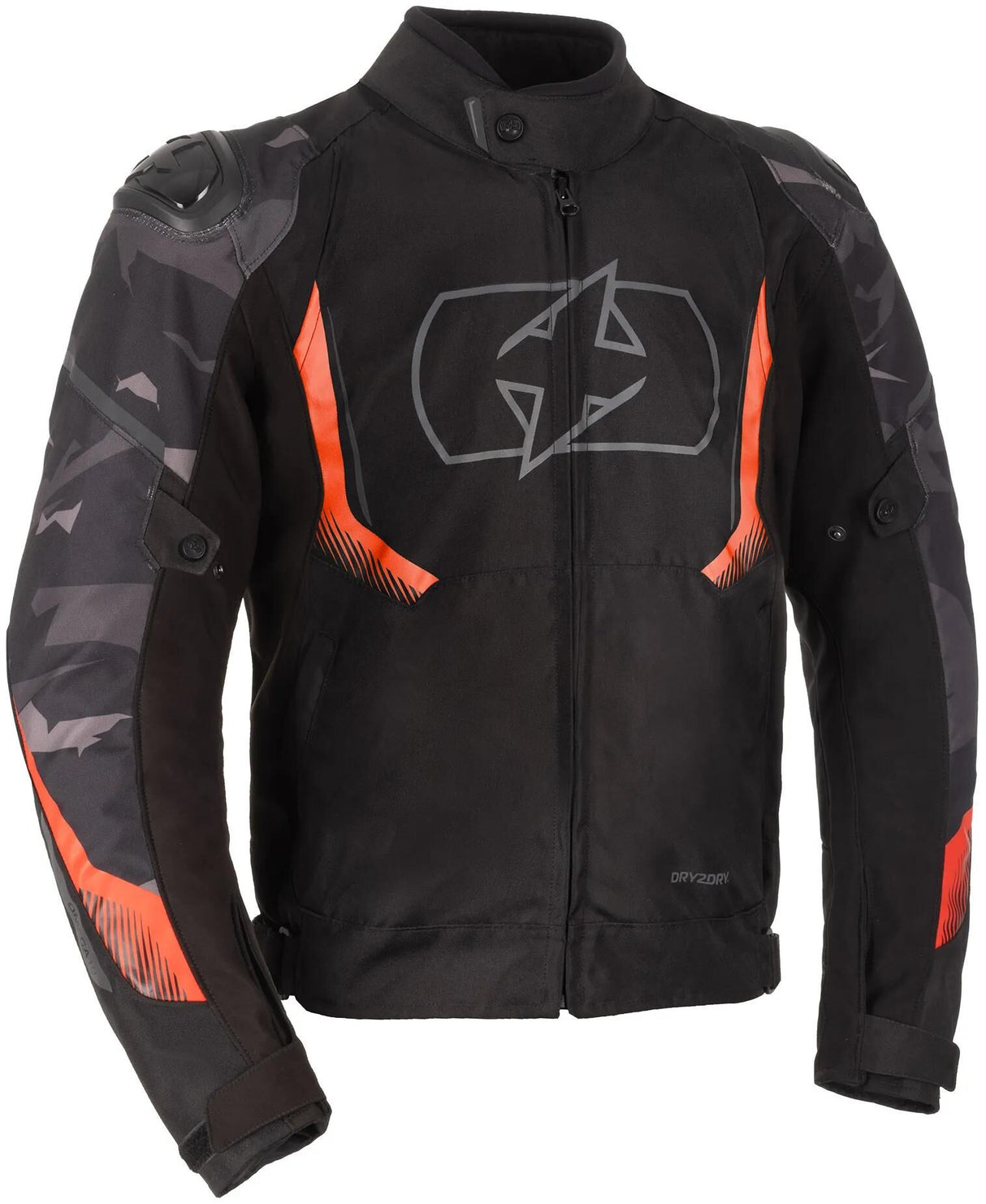 Oxford jakke omega 1.0 jakke omega 1.0 d2d ms sort camo rød l