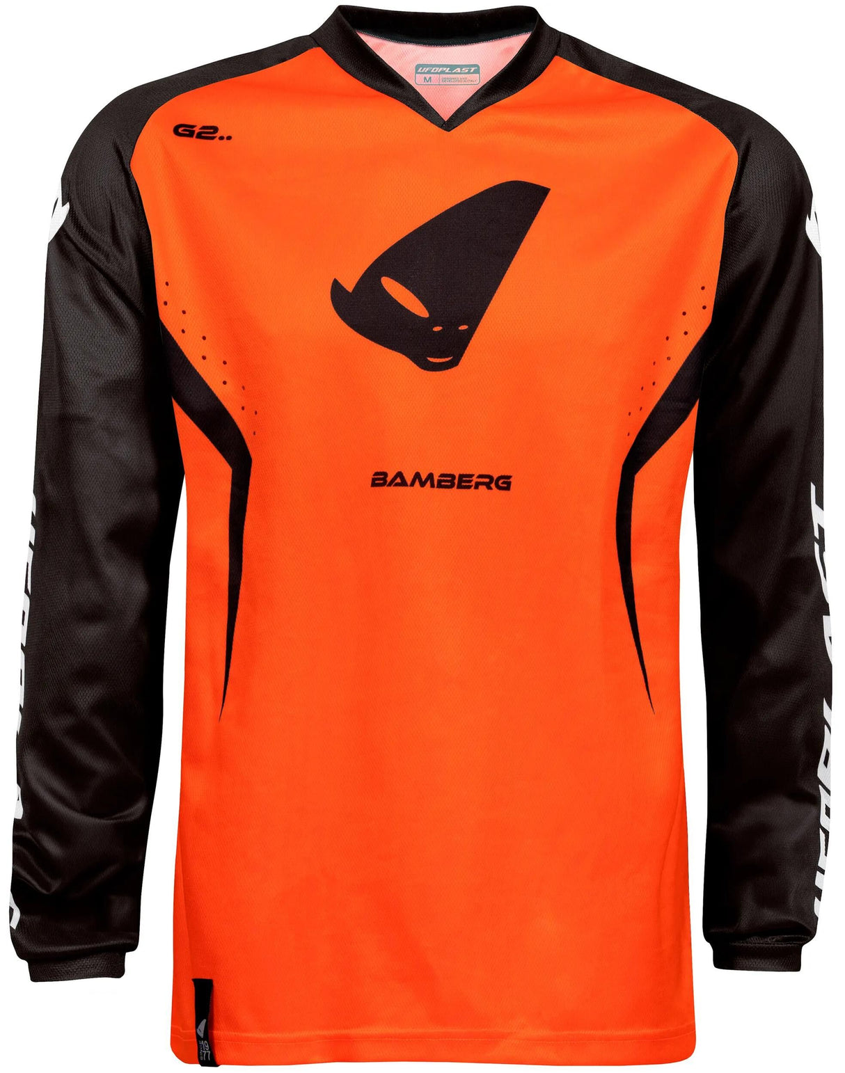 Ufo plast jersey mx bamberg mx jersey ufo bamberg sort orange gr. m