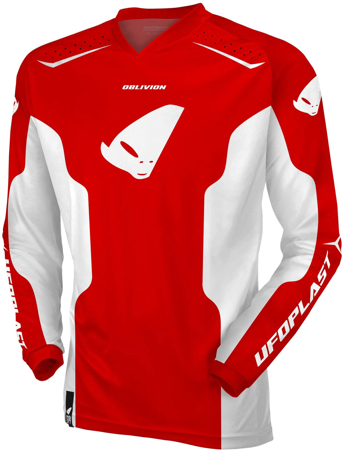Ufo plast jersey mx oblivion mx jersey ufo oblivion rød hvid gr. m