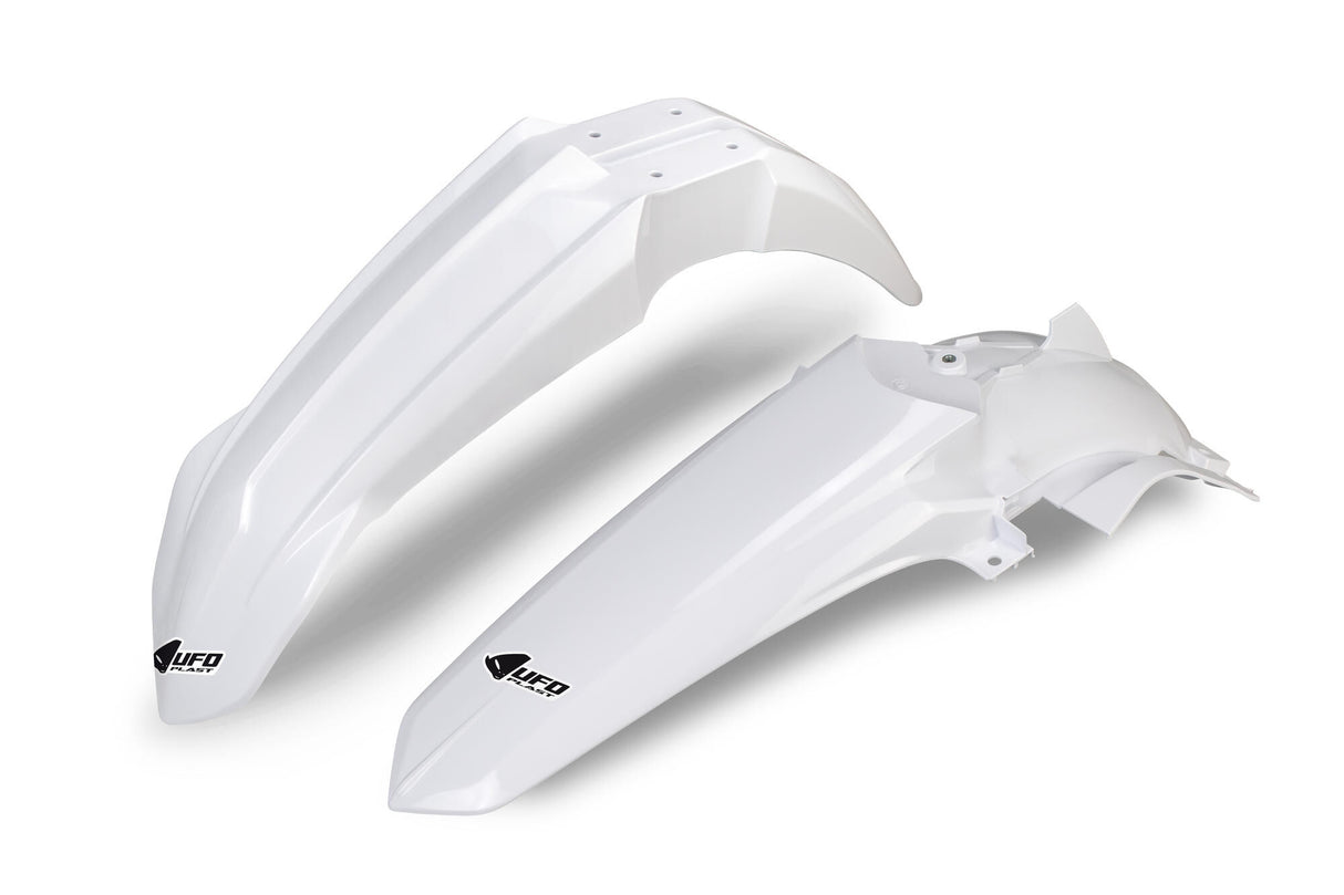 Ufo plast kotflügelsatz stænkskærm sæt ufo yamaha hvid