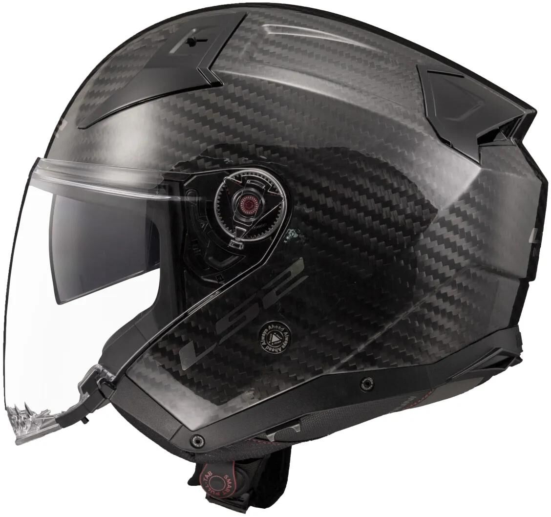 Ls2 jet hjelm of603 infinity ii carbon solid hjelm infinity ii carbon black gr. xl