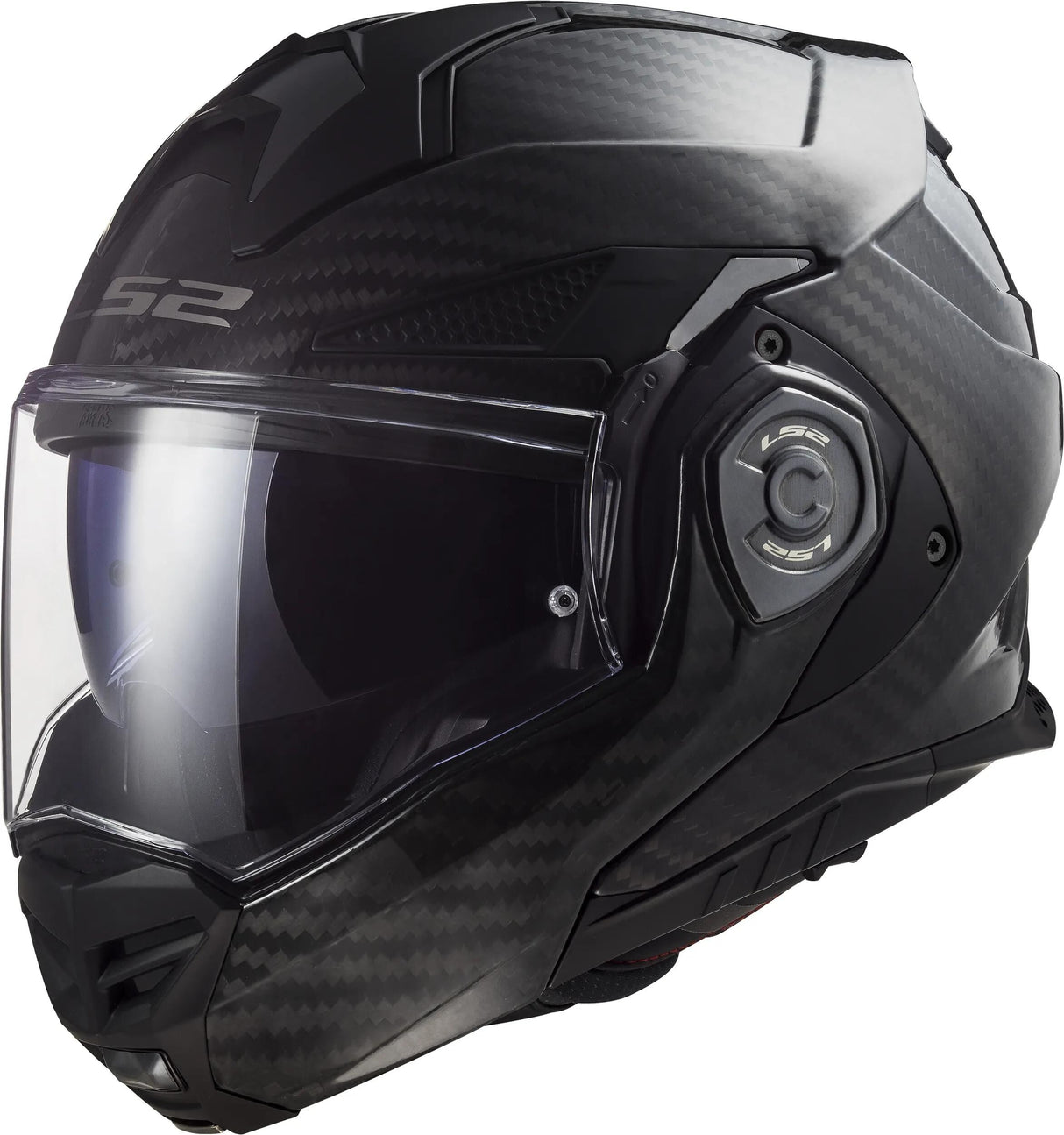 Ls2 flip-up hjelm ff901 advant x carbon solid hjelm advant x carbo black gr. 3xl