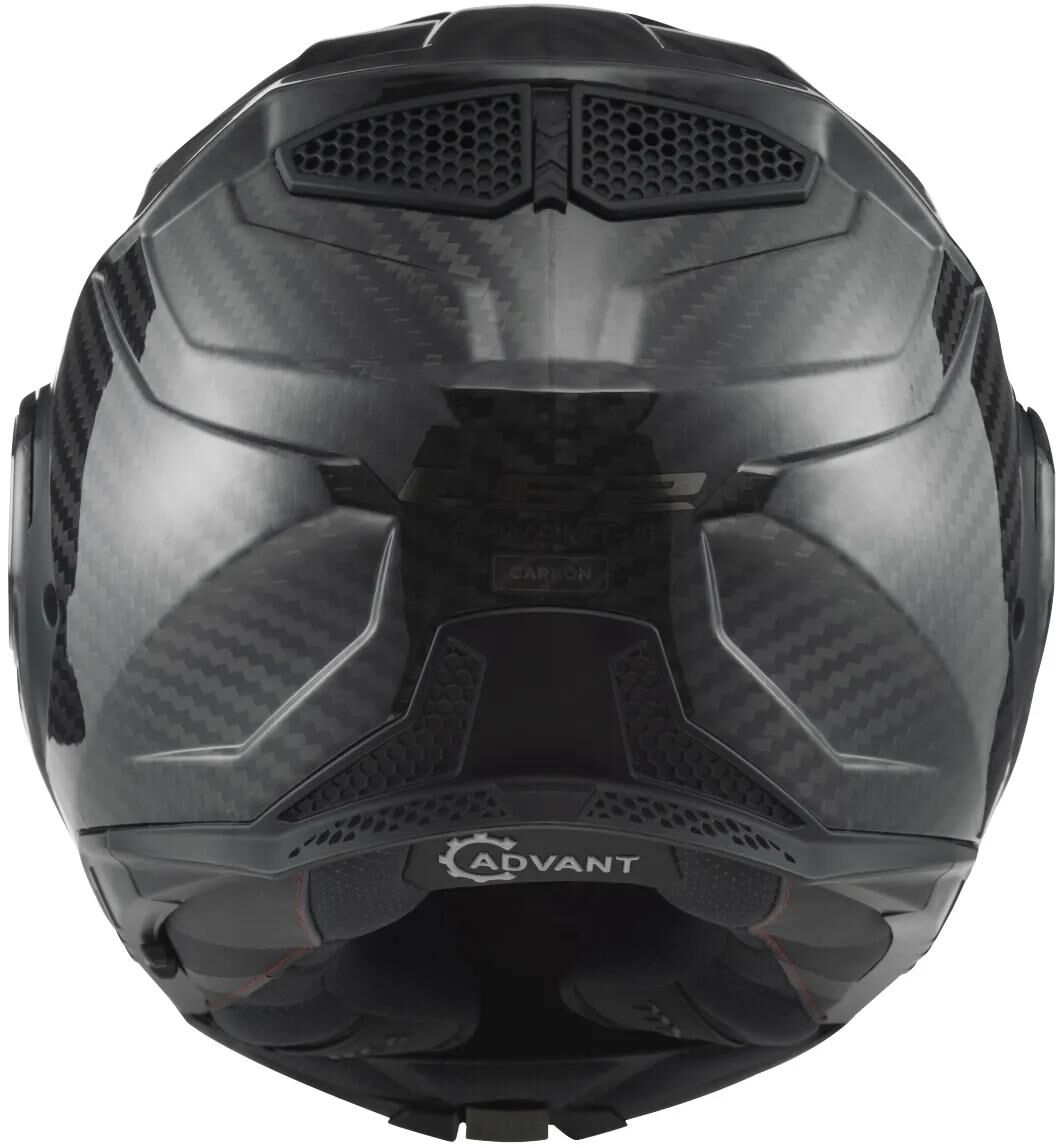 Ls2 flip-up hjelm ff901 advant x carbon solid hjelm advant x carbo black gr. s