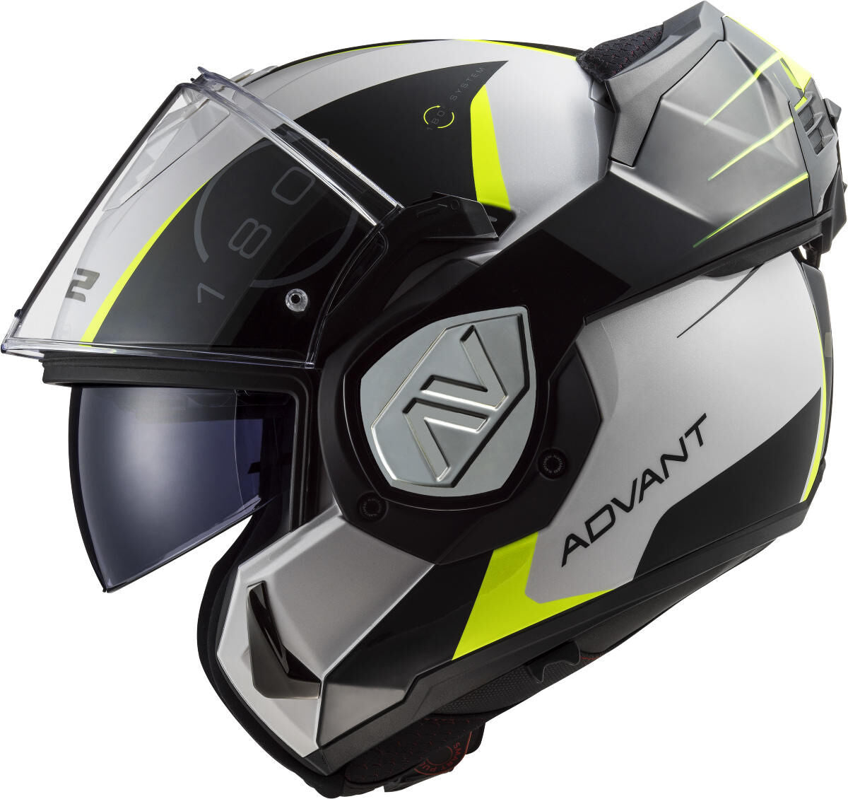 Ls2 flip up hjelm ff906 advant codex hjelm ff906 adv. codex xs hvid bl yel.