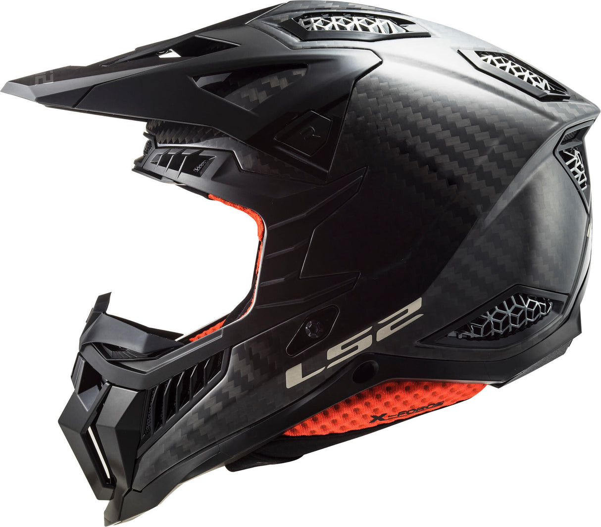 Ls2 motocross hjelm mx703 x-force solid hjelm mx703 x-force solid s carbon