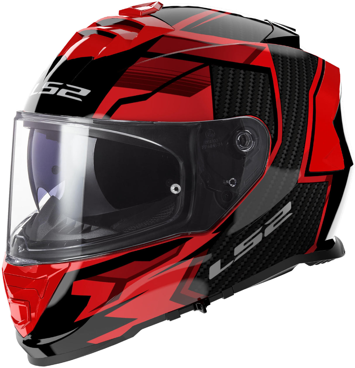 Ls2 helhjelm ff800 storm ii tracker hjelm ff800 storm ii tracker l sort rød
