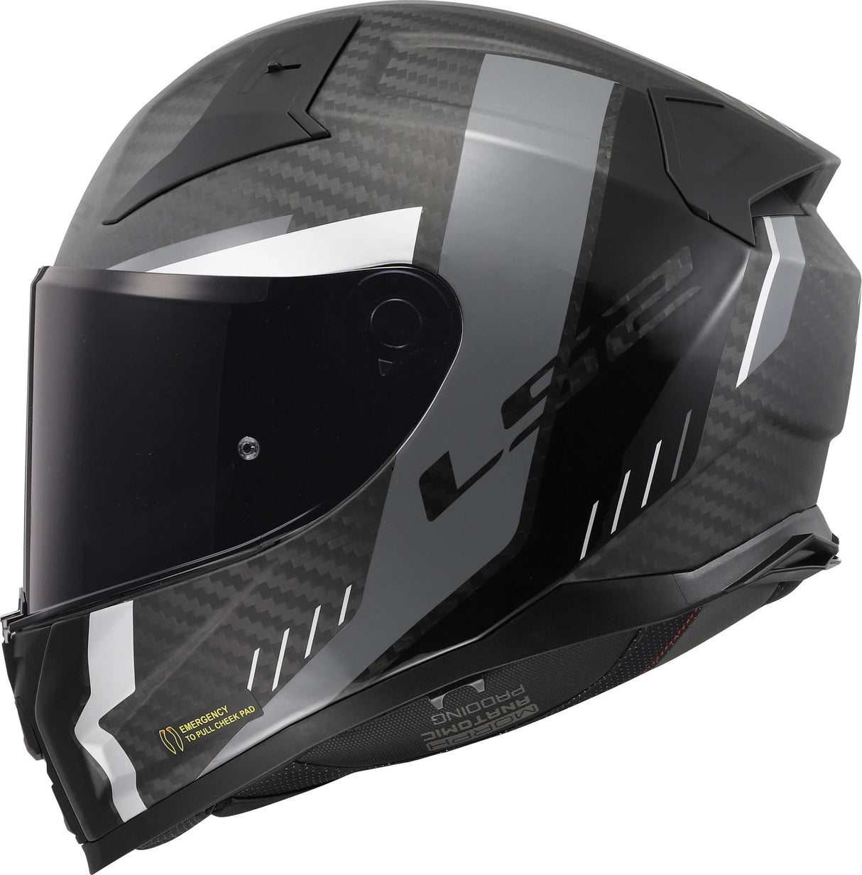 Ls2 helhjelm ff811 vektor ii carbon grid hjelm ff811 vektor i c grid m. sw gr gr. l