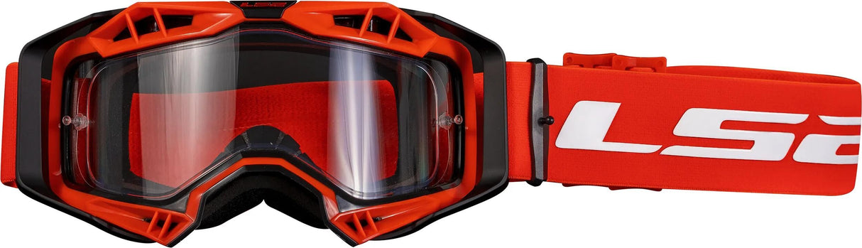 Ls2 crossbrille aura enduro briller aura enduro sort rød