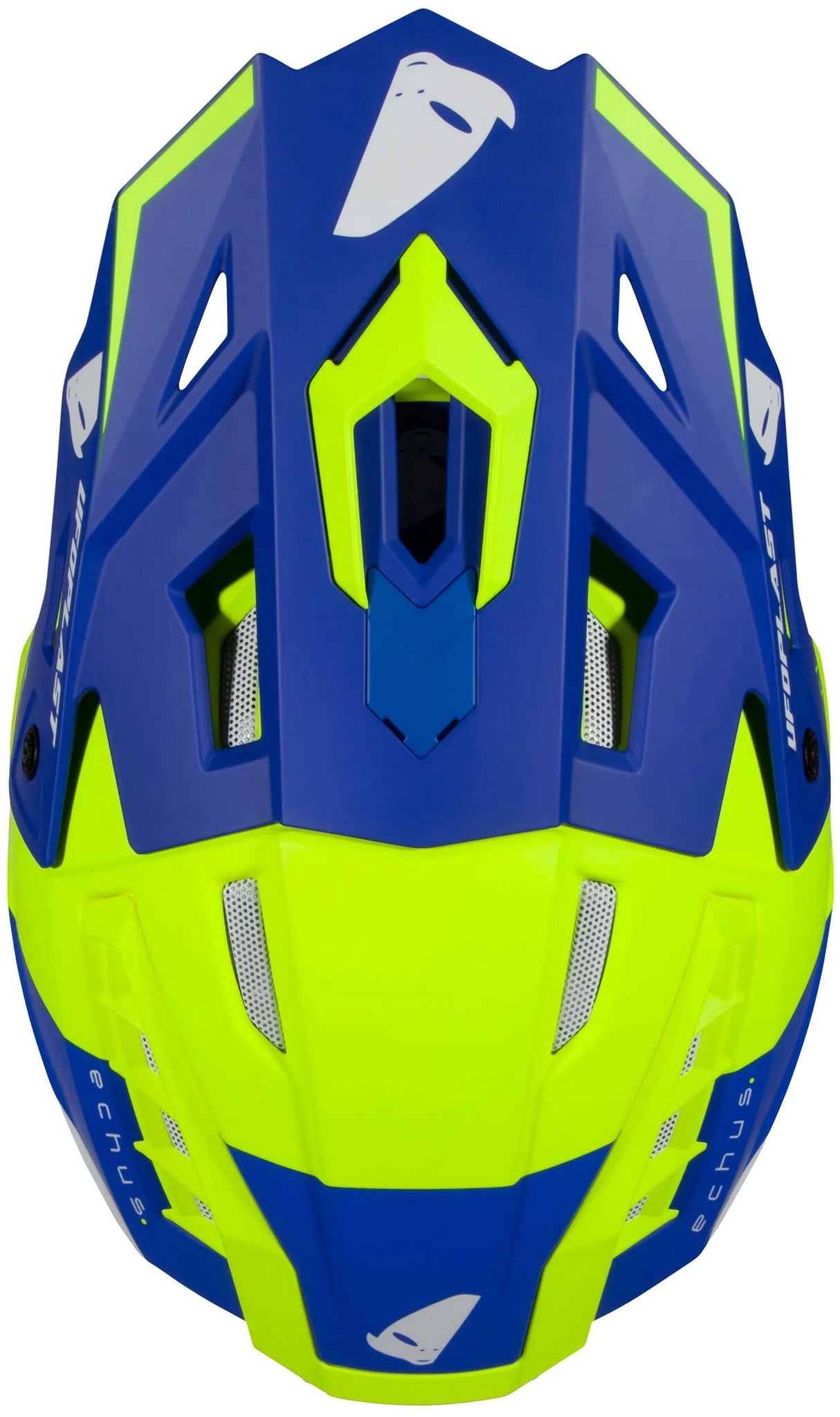 Ufo plast motocross hjelm echus hjelm echus xxl blå yel. Matt