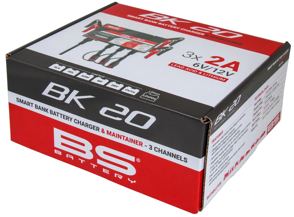BS batteri batterioplader bk20 flere opladere. bk20 bs oplader 3x2.0a