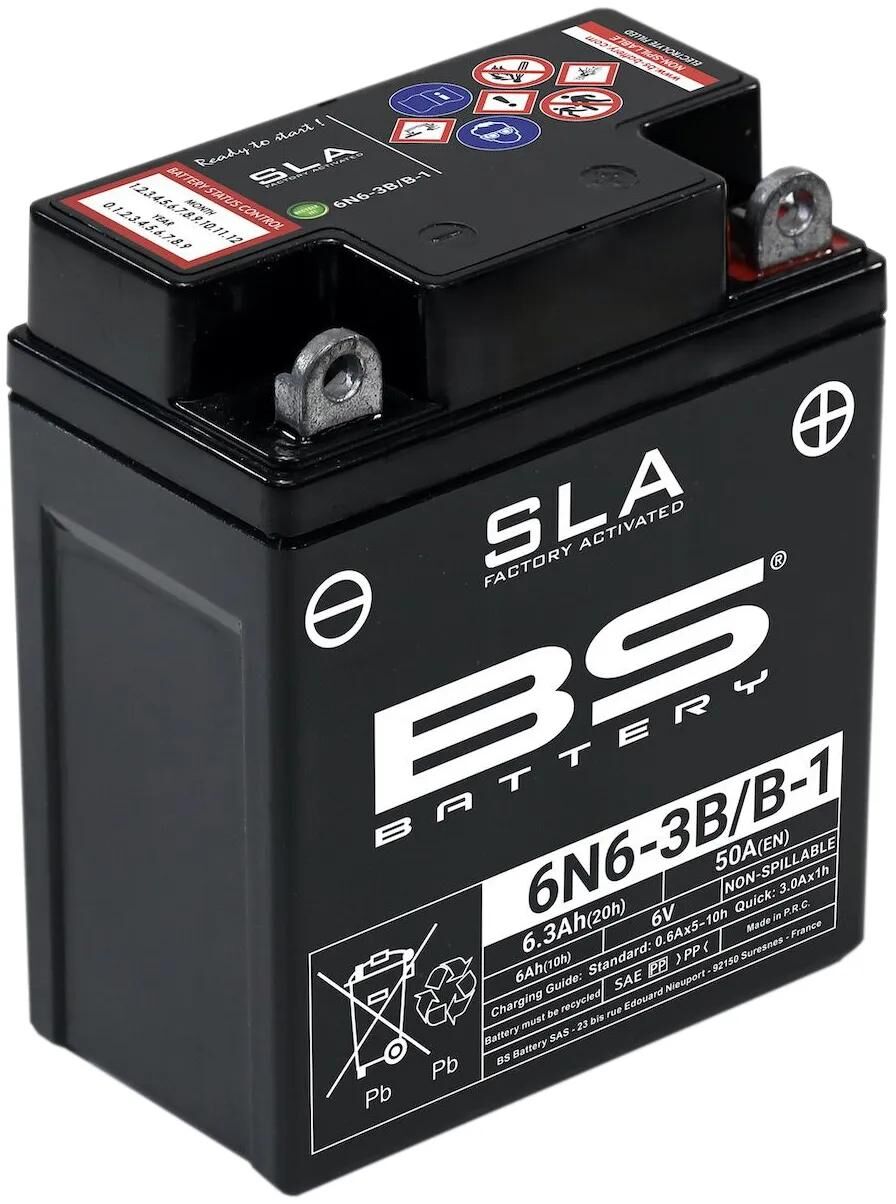 Bs-batteri batteri 6n6-3b b-1 batteri 6n6-3b b-1 bs sla