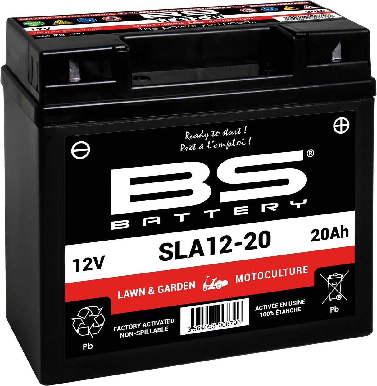 Bs-batteri batteri 12-20 batteri 12-20 bs salathave