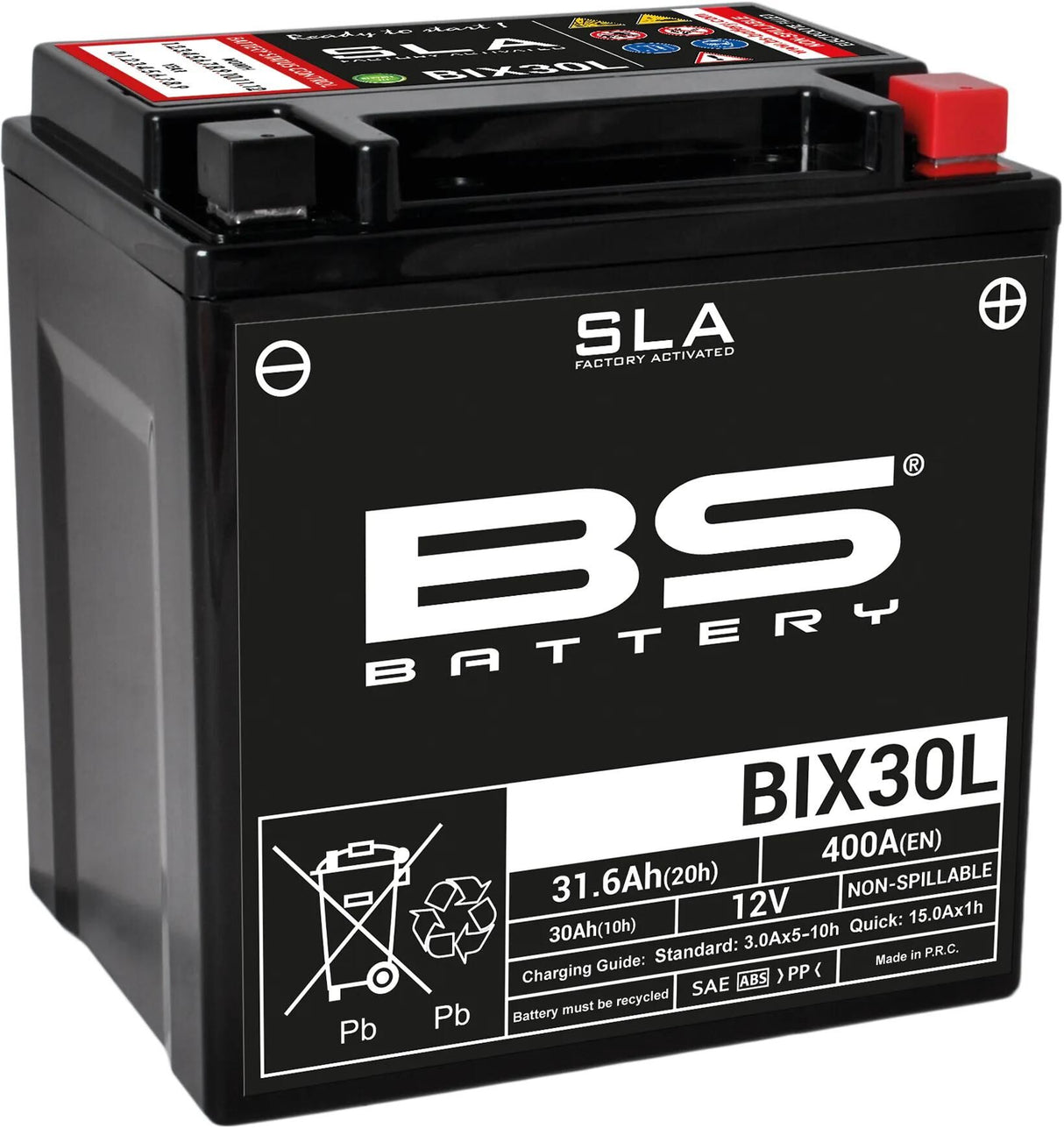 Bs-batteri batteri bix30l bix30l-bs batteri bix30l bs sla