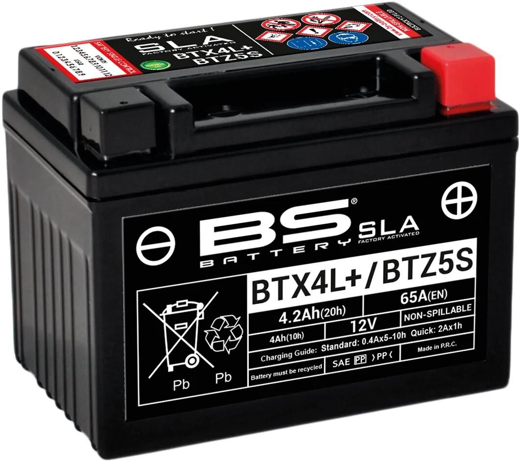 Bs-batteri btx4l+ btz5s batteri btx4l+ btz5s 4ah bs sla