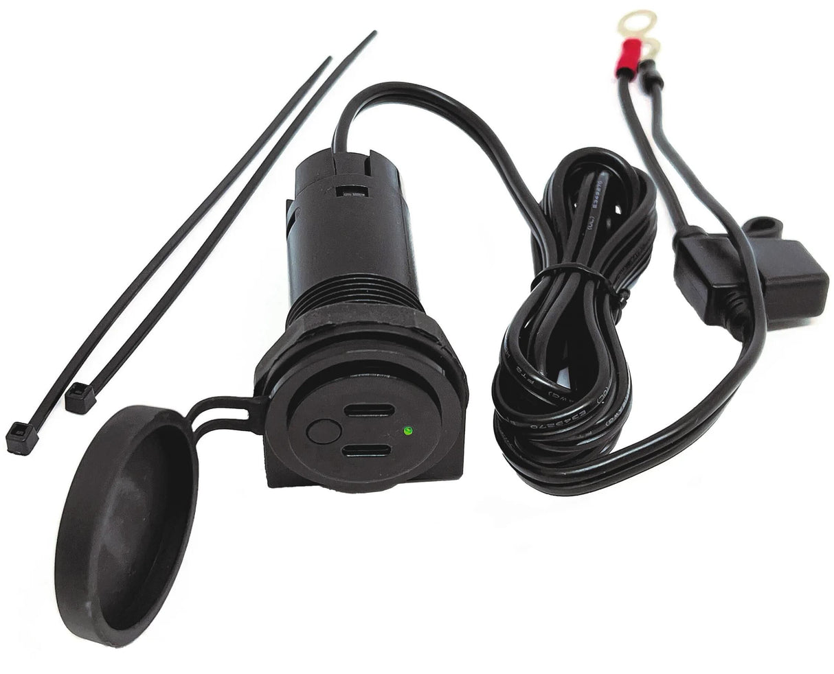 Baas cykeldele usb-steckdose usb18 usb board fatninger boss c+c tilslutning