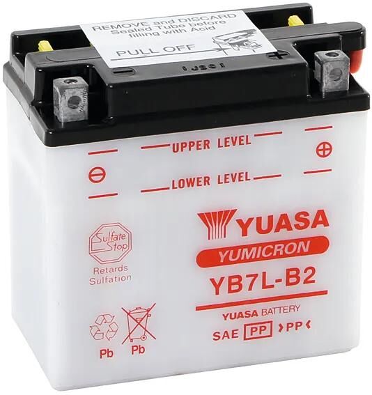 Yuasa batteri yb7l-b2 batteri yb7l-b2 standard uden sp