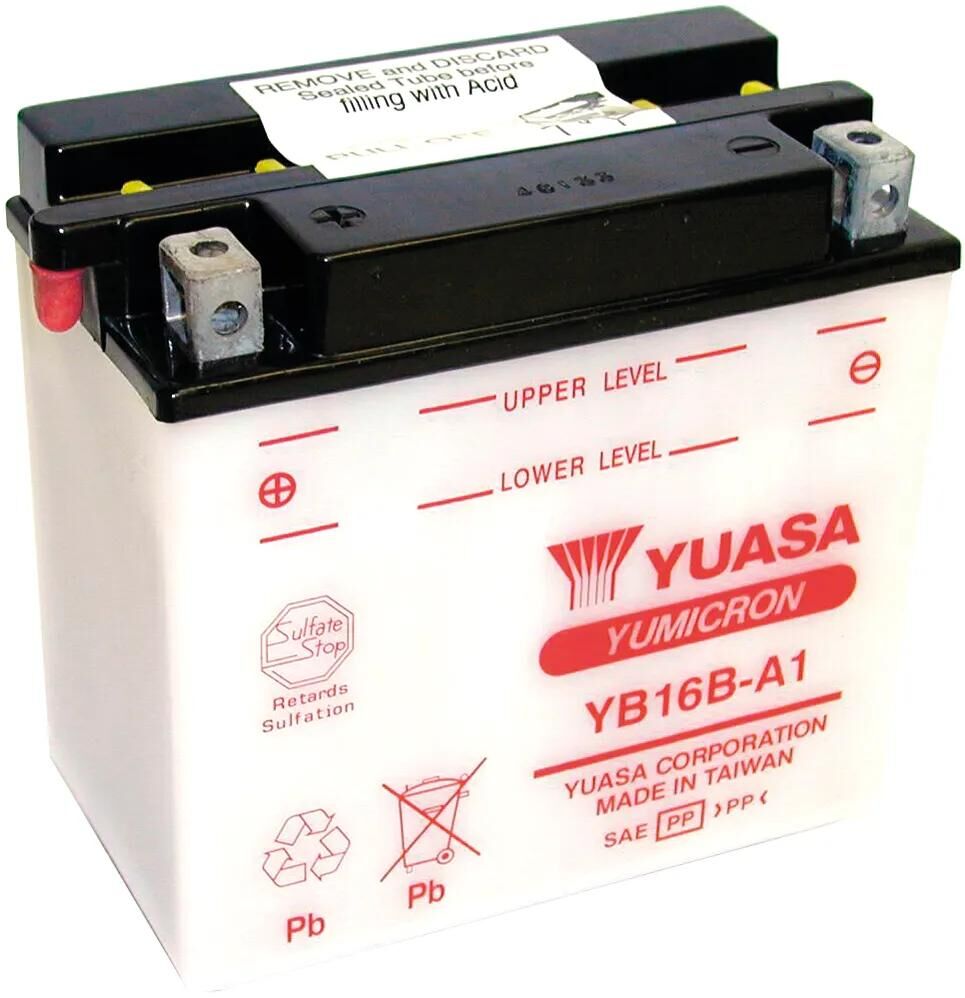 Yuasa batteri yb16b-a1 batteri yb16b-a1 standard uden sp