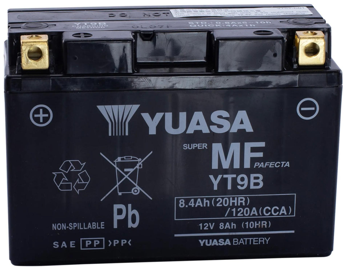 Yuasa batteri yt9b yt9b-bs batteri yt9b agm