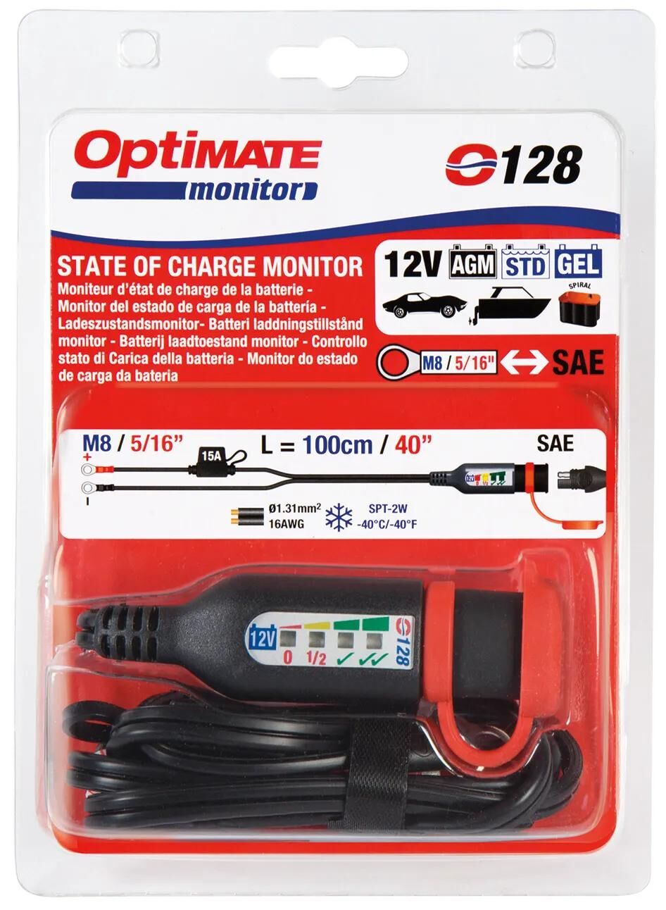 Tecmate batterimonitor monitor optimate m. oesen standard
